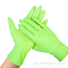 Nicht sterile pulverfreie nitrile Handschuhe mit schweren Einweg